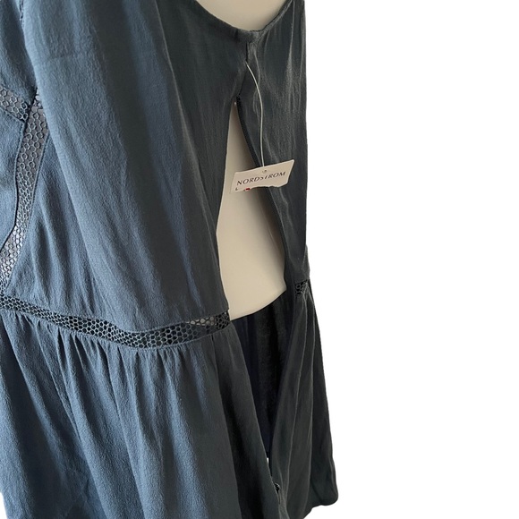 NWT, Trouve Cut Out Spaghetti Strap Drop Waist Tunic Top - Picture 9 of 11